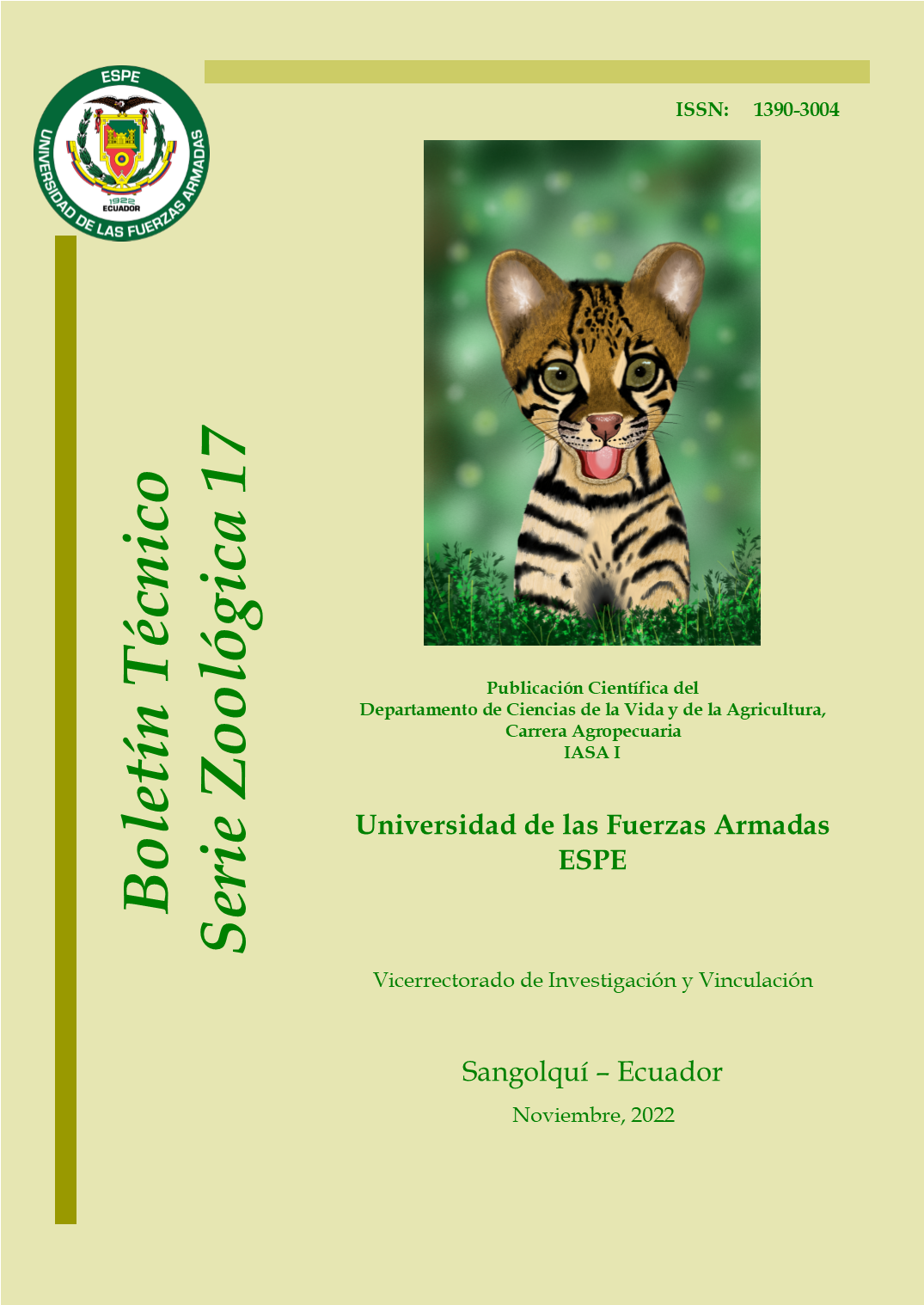 Portada Serie Zoológica Vol. 17